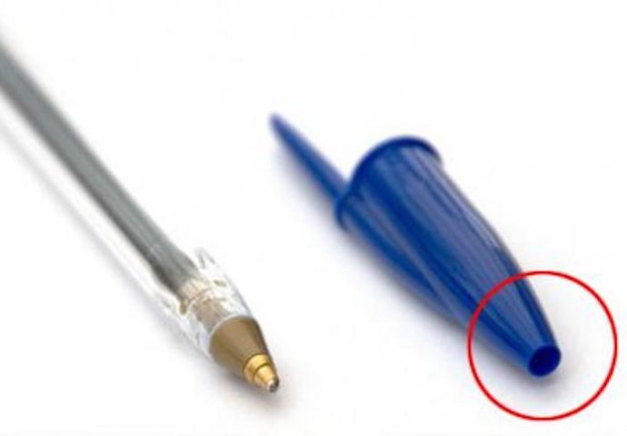 NIKADA NE BISMO POGODILI: Znate li čemu služi mala rupa na poklopcu hemijske olovke?