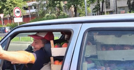 DANAS SE U BEOGRADU NA GAZELI DOGODILO NEŠTO PREDIVNO: Otvorio je prozor i oduševićete se kad vidite ŠTA SE NALAZI U AUTU, svi su ga slikali!