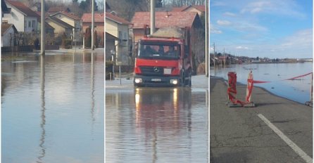Proglašeno vanredno stanje u Kostajnici, grad "plivao" u vodi