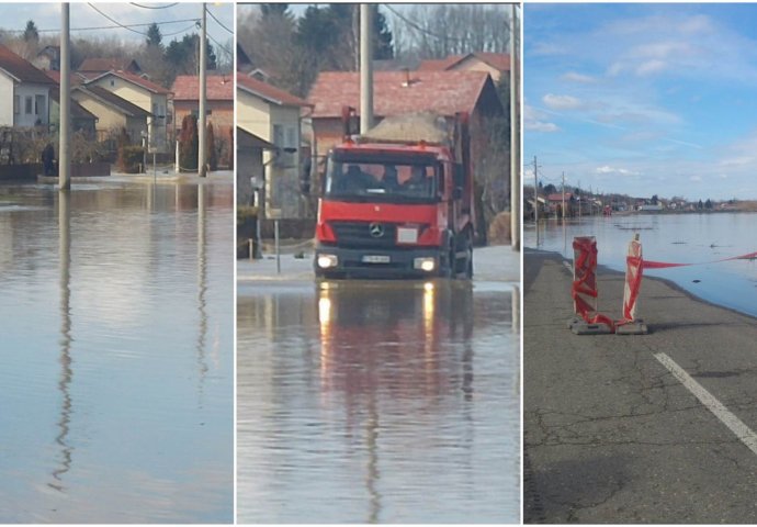 Proglašeno vanredno stanje u Kostajnici, grad "plivao" u vodi