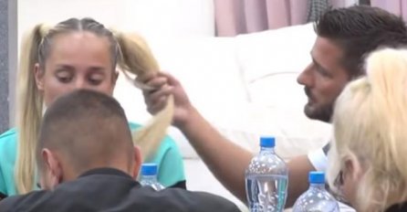 LUNA ZATEČENA, MARKO JE POVUKAO ZA KOSU PA URADIO OVU STVAR PRED SVIMA: Pogledajte njenu reakciju (VIDEO)