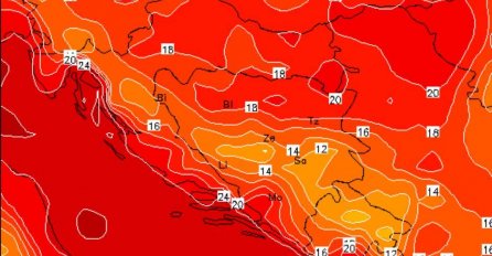 Upaljen narandžasti meteoalarm u dijelovima BiH