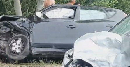 STRAŠAN PRIZOR NA CESTI: U teškoj nesreći povrijeđene dvije osobe