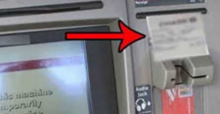 OVO NAM NIKO NIJE REKAO: Nikad više nećete uzeti potvrdu nakon TRANSAKCIJE na BANKOMATU kada vidite do čega do može dovesti!