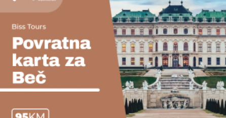 Povratna karta za BEČ sa turističkom agencijom BISS TOURS za polaske do 10.08.2019.!