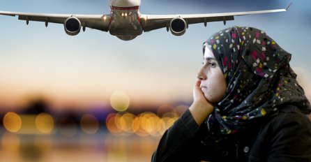 'Neki dan sjedim na aerodromu u Njemačkoj, a pored mene pokrivena žena..'