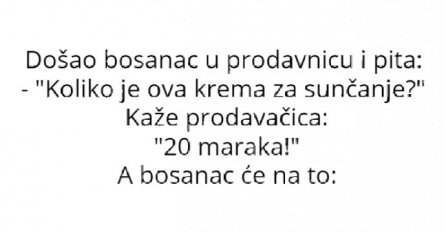 VIC : Bosanac u prodavnici
