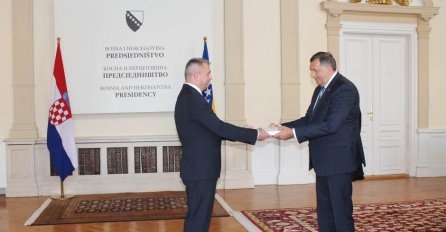 Dodik primio novoimenovanog ambasadora Hrvatske u BiH