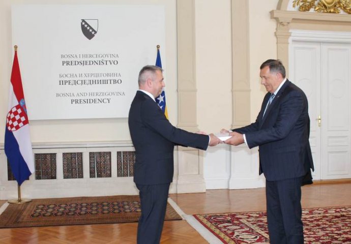 Dodik primio novoimenovanog ambasadora Hrvatske u BiH