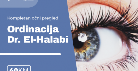 Kompletni očni pregled u oftamološkoj ordinaciji Dr. El-Halabi!