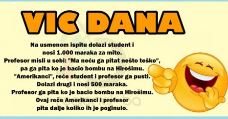 VIC DANA: Profesor se naljutio