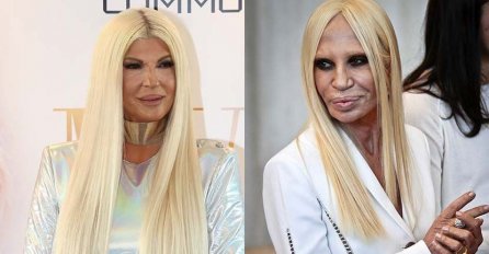 KOMENTARI POKIDALI, KARLEUŠA ISTA DONATELA VERSACE: A kad vidite na koga liči ACA LUKAS, PLAKAT ĆETE OD SMIJEHA!