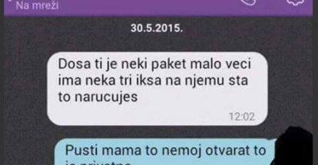 CHAT DANA: Očajnički je zamolila mamu da ne otvara paket, ali mama NIJE MOGLA ODOLJETI
