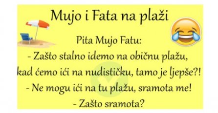 VIC: Mujo i Fata na plaži