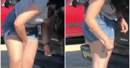 DOŠLA U HERCEG NOVI, STALA NA PARKING, A ONDA JE POČEO CIRKUS: Kad su vidjeli šta radi, ljudi se uhvatili za glavu, JE LI OVO MOGUĆE? (VIDEO)
