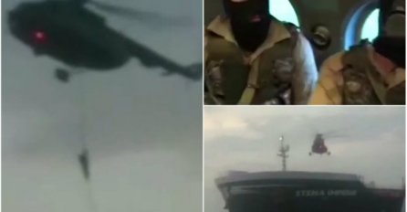 IRAN OBJAVIO SNIMAK ZAUZIMANJA TANKERA: Marinci s fantomkama upali s helikoptera i izazvali mega krizu