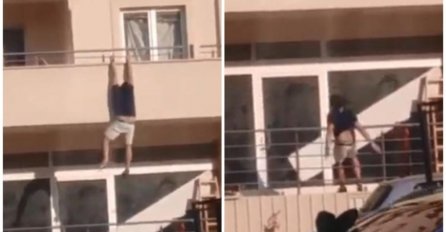 SNIMAK IZ BUDVE HIT NA INTERNETU: Muž se vratio ranije kući, a LJUBAVNIK SKOČIO NA TERASU, pogledajte bježanciju (VIDEO)