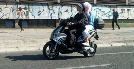 PRIZOR ODUŠEVIO EUROPSKI JERUSALEM: Časna sestra i pokrivena djevojka zajedno na skuteru! (FOTO)