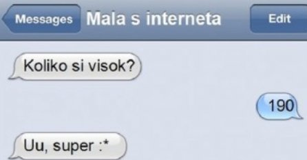 CHAT DANA: Kako je spustio curi, nije ni čudo što se SMS proširio internetom!