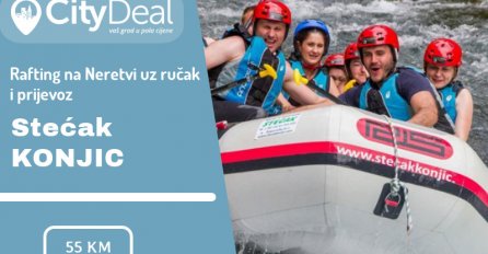 Rafting na rijeci Neretvi uz ručak! Prepustite se avanturi i uživajte sa društvom!