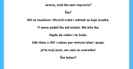 VIC: Jarane, znaš šta sam napravio?