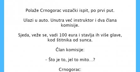 VIC DANA: Polaže Crnogorac vozački ispit