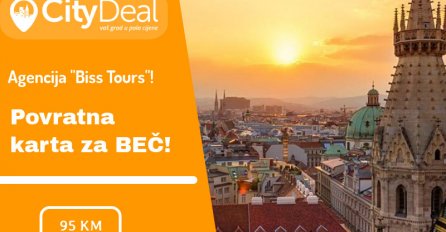 Povratna karta za BEČ sa turističkom agencijom BISS TOURS za polaske do 10.09.2019.!