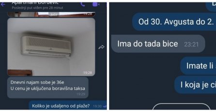 CIJELI REGION SE SMIJE OVOM RAZGOVORU: Pitala je za cijenu i slike apartmana, a stigao je OVAJ ODGOVOR