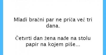 VIC DANA: Bračni par ne priča