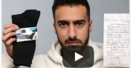 KUPIO ČARAPE KOD KINEZA I U NJIMA PRONAŠAO ZASTRAŠUJUĆU PORUKU, čim je OVO pročitao pozvao je policiju