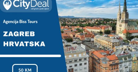 Povratna karta za ZAGREB sa turističkom agencijom Biss Tours uz polazak do 10.09.2019.!
