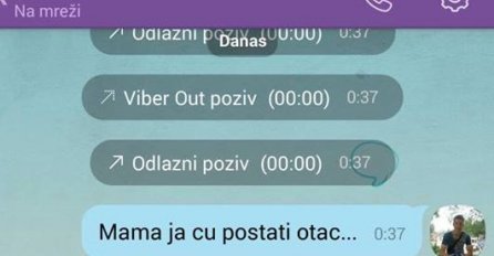 SAOPŠTIO JE MAMI DA ĆE POSTATI OTAC, A NJEN ODGOVOR GA JE ISPAMETIO: "Dobar si materijal za..."