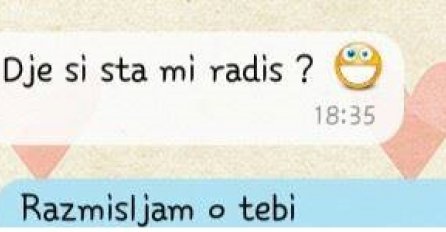 CHAT DANA: Ovo je stvarno prava ljubav, svaka čast!!!