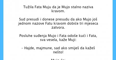 VIC DANA: Mujo vrijeđa Fatu