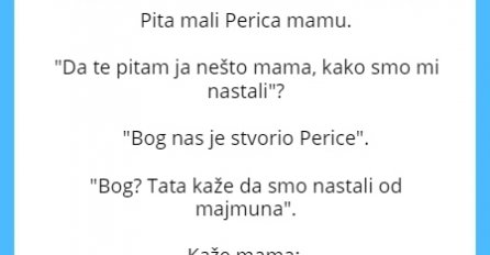 VIC DANA: Perica pita mamu