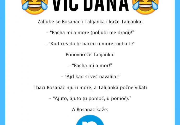 VIC DANA: Zaljube se Bosanac i Talijanka