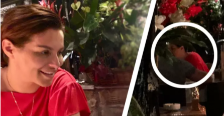 TRUDNA SEKA USLIKANA U RESTORANU U KOJEM SE PRIJE 9 GODINA UDALA: Povela je njih dvojicu, a onda je na sto IZVADILA NEŠTO NEOBIČNO! 