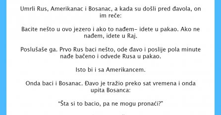 VIC DANA: Rus, Amerikanac i Bosanac