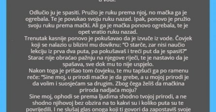 POUČNA PRIČA: Starac i mačka