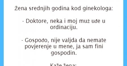 VIC DANA: Žena kod ginekologa