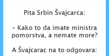VIC DANA: Razgovaraju Srbin i Švajcarac