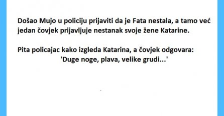 VIC DANA: Šta se dešava kada Mujo prijavljuje Fatin nestanak?