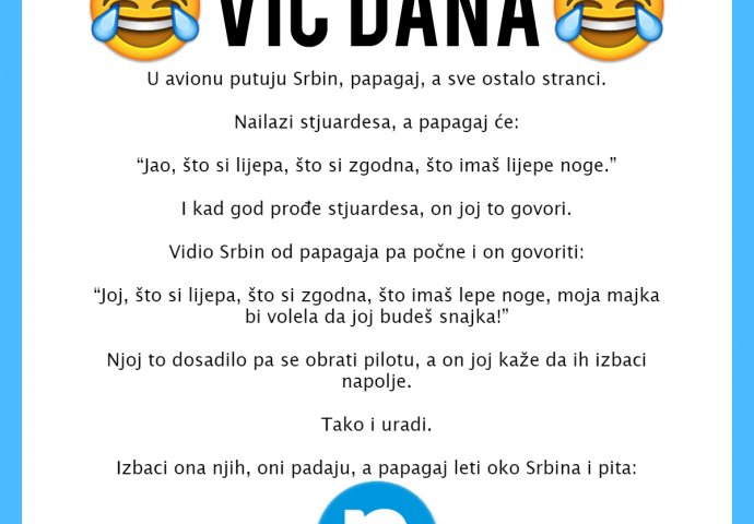 VIC DANA: Srbin i papagaj