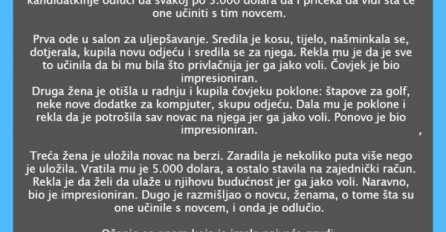 "Jedan čovjek odlučio da se ženi"