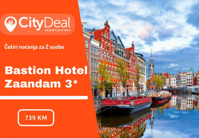 Citydeal Vas vodi u Amsterdam - jednu od najpopularnijih europskih destinacija!
