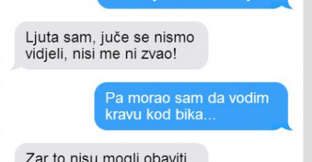 CHAT DANA: Počela da ga smara, gdje je bio..šta je radio, zašto se nije javljao,  a onda ju je NJEGOV URNEBESAN ODGOVOR izbezumio