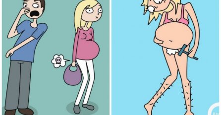 BRUTALNE ILUSTRACIJE U KOJIMA ĆE SE SVAKA TRUDNICA PRONAĆI: O ovome niko ne želi da priča