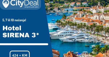 Savršen i opuštajući odmor provedite u hotelu Sirena 3* i predivnom otoku Hvar!