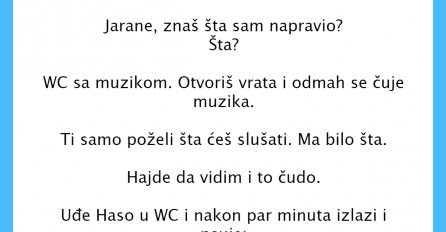 VIC DANA: Haso i WC s muzikom 