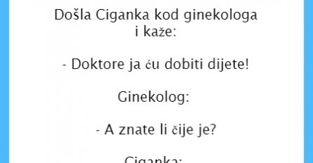 VIC DANA: Ciganka kod ginekologa